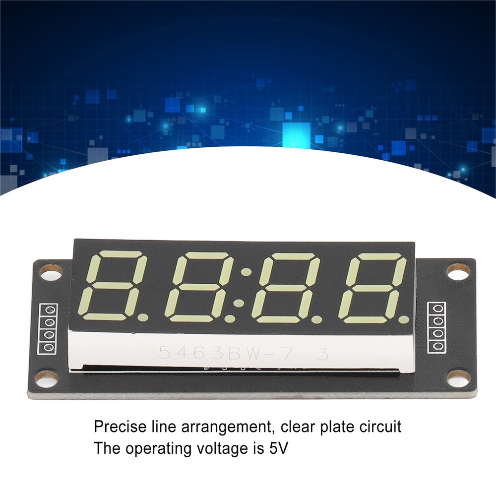 LED Digital Display Module 0.56in Screen 4 Digit 7 Segment PCB Board TM1637