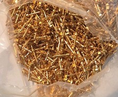 (150 Pcs) New 66506-0 D-SUB HDP-20 Connector Crimp Male Gold Pin Free Shipping