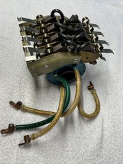 slip ring, industrial, 4 pole, 4” dia. rotor, 4-14 awg lugs