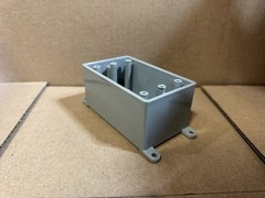 Single Gang PVC Field Service End Box, 1/2 In. – E980DFN-CTN