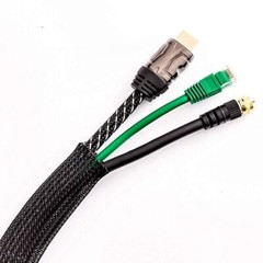 Wire Cable Protector Insulated Braid Sleeve Gland Expandable Spiral Wrapping