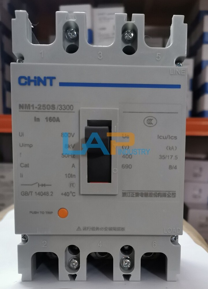 1PCS NEW FOR Chint Plastic Case Circuit Breaker NM1-250S/3300 3P 160A 200A 250A