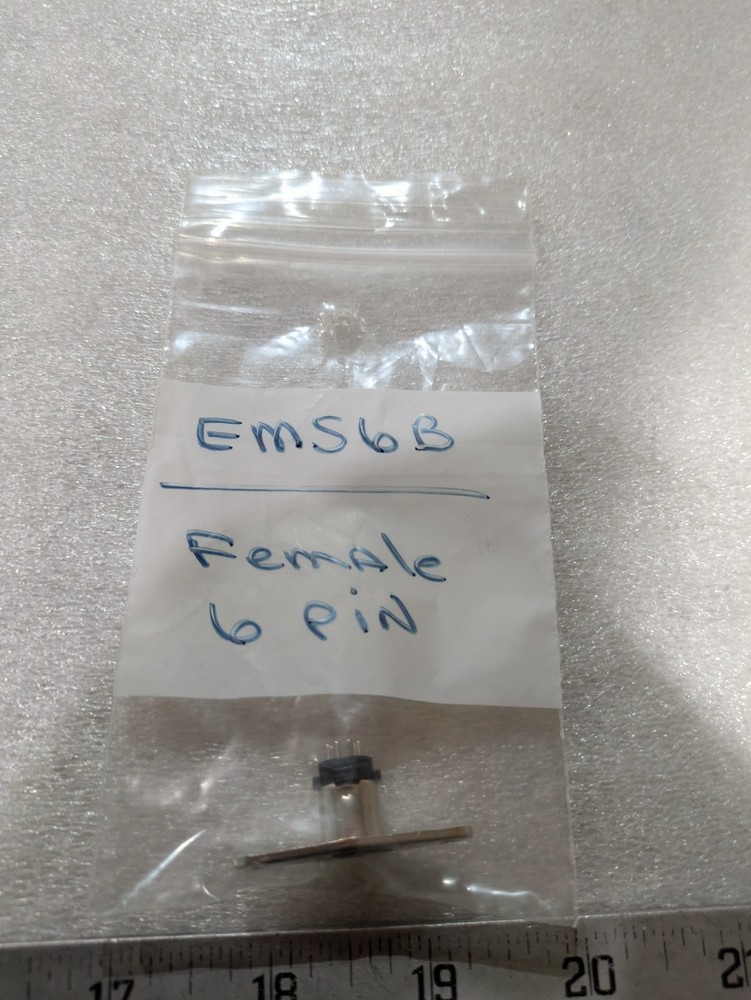 LKG Industries EMS6B Female 6 Pin Mini DIN Connector Industrial 2/order