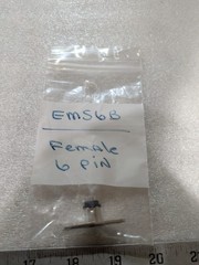LKG Industries EMS6B Female 6 Pin Mini DIN Connector Industrial 2/order