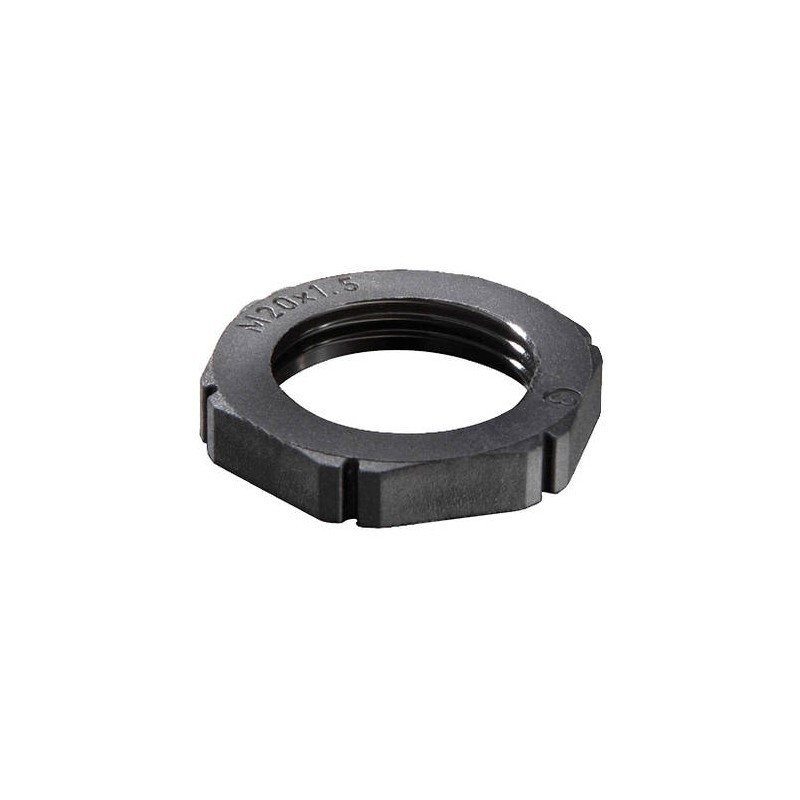 MUG-36-BK, WISKA, Locknut, Polyamide, Ral 9005 Pg36 , Lot of 5