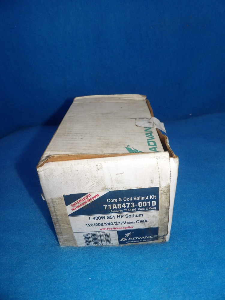 NIB Advance Signify 71A8473-001D 1 Lamp HID 400 Watt Ballast Kit + 1 Year Wa…