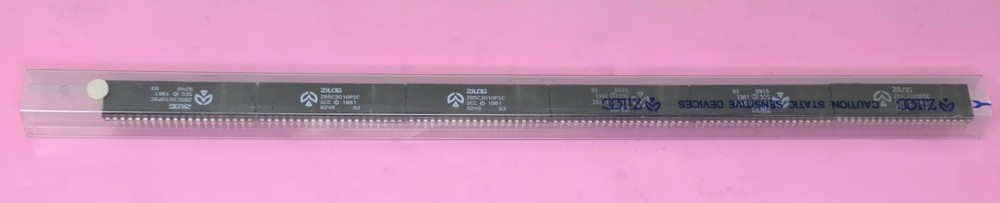 (Lot of 6) Vtg. ZILOG Z85C3010PSC Z85C3010 SCC 40-PIN IC