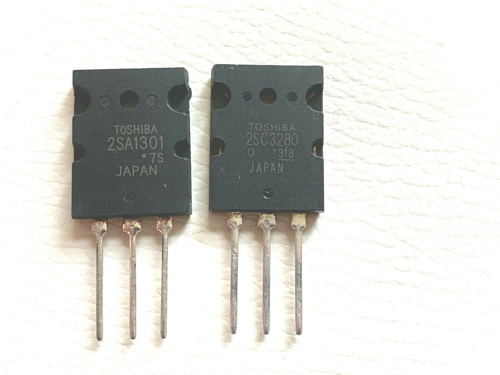 1 Pair: 2SA1301 + 2SC3280 TOSHIBA Power Transistors
