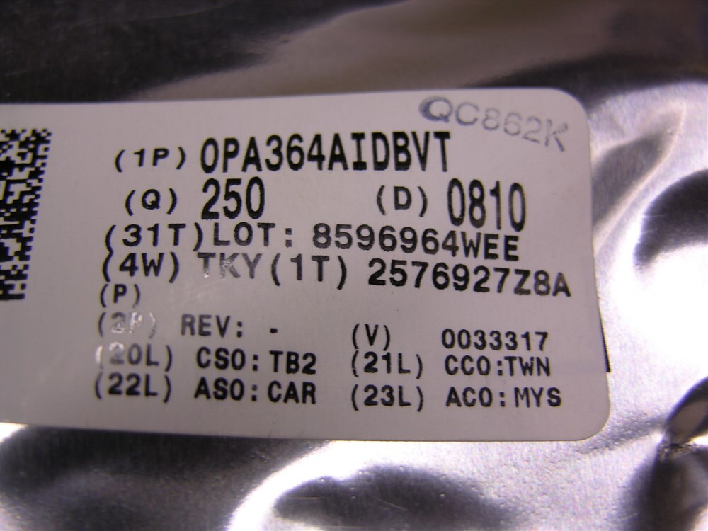 5 Burr Brown / Texas Instruments OPA364AIDBVT Single Supply Op Amp ICs