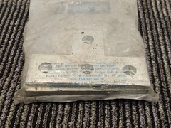 (QTY 4) Fastenal 48671: 5-3/8″ x 3-1/2″ Zinc Finish 4-Hole Tee Plate