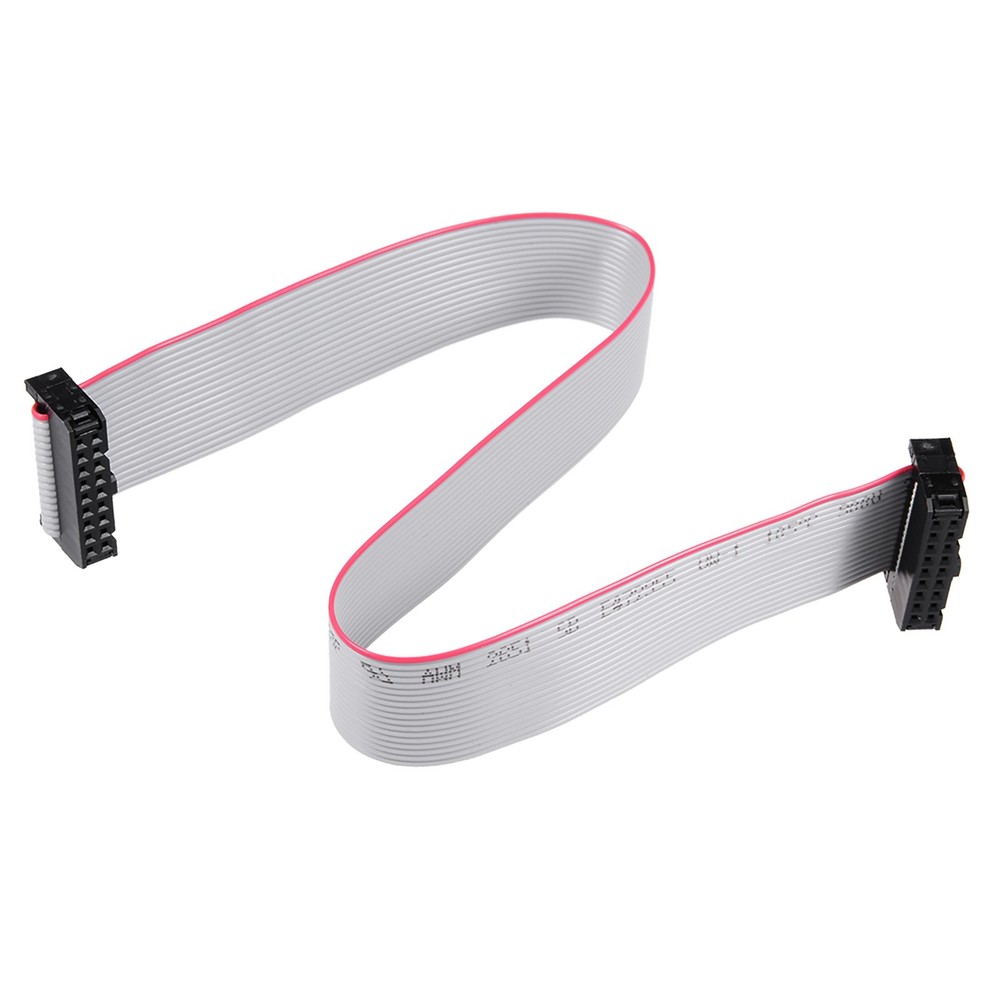 5 Pack Long 30CM 2.54MM Flat Ribbon Cable IDC 18 Pin Connector