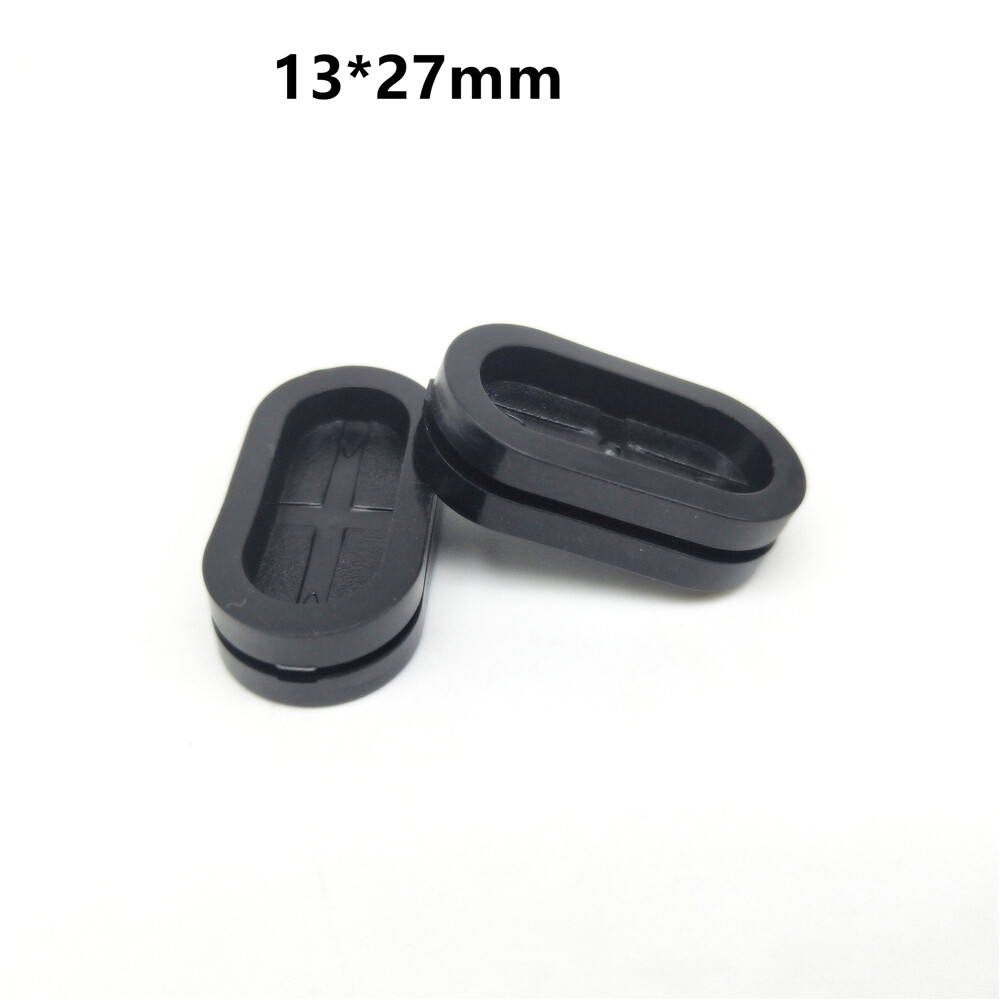 Oval Blanking Grommets Rubber Closed Blind Plug Bung Cable Wiring Protect Bushes