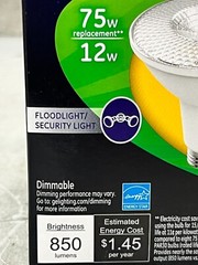 QTY 9 GE LED Flood Bulbs,Par30, Soft White, Long Neck, 1000 Lm, 12-Watt – 38446