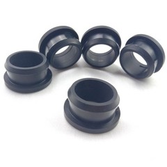 4mm-50mm Black Silicone Rubber Snap-in Wiring Grommets Open Blind Plugs Bushing