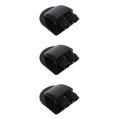 Set of 3 Waterproof Cable Pass Through Double Solar-cable-entry Dual Hole