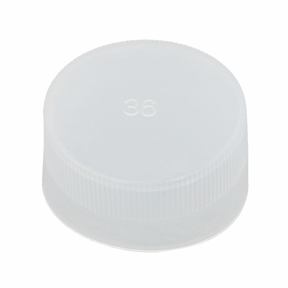 End caps bolt thread protection pipe cover PE plastic 36 mm interior D. white-