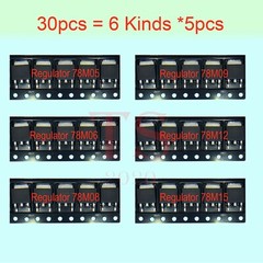 regulator Kit 78M05 78M06 78M08 78M09 78M12 78M15 30pcs = 6 Kinds TO-252
