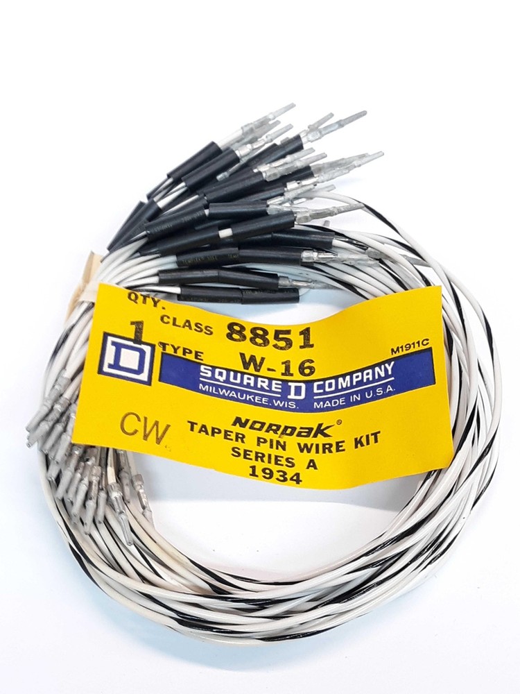Square D W-16 Class 8851 Taper Pin Wire Kit Lot of 25