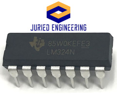 5PCS Texas Instruments LM324N LM324 – Low Power Quad Op-Amp – New IC