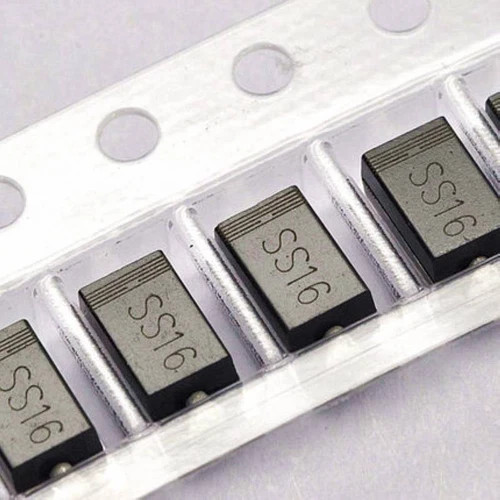 50PCS SS16 SR160 1A/60V SMA DO-214AC SMD Schottky Diodes