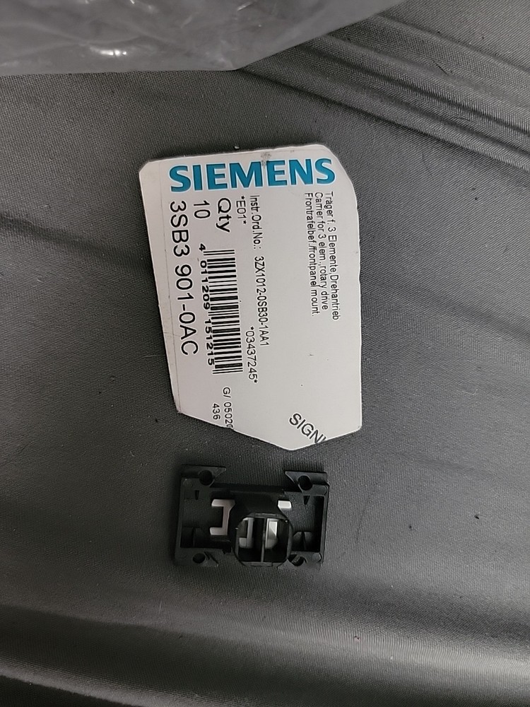 🔥(AN) ***QTY 10***Siemens 3SB3901‑0AC 3SB3 901-0AC Carrier Holder Thrust Pad 22