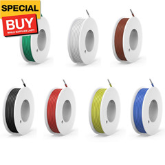 26 awg Silicone Electrical Wire Cable 7 Colors (33ft Each) 26Gauge Hookup Wires