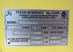 NEW TYCOR AGS-120-3-X NOISE FILTER AGS1203X