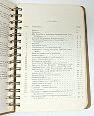 1967 Westinghouse Inspection and Test of Electrical Equipment Field Manual MB-30
