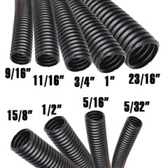 Split Wire Loom Conduit Flex Tubing Automotive Wire Protector Harness Wrap Lot