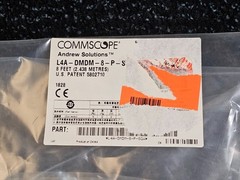 (QTY 2)CommScope L4A-DMDM-8-P-SGW 8′ LDF4-50A SureFlex Jumper Cable 7-16DIN MALE