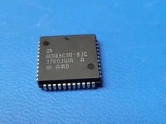 (5PCS) AM85C30-8JC AMD Serial I/O Controller 2 Channel(s) 0.256MBps CMOS PLCC44