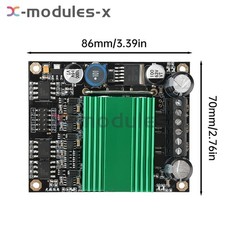 H-bridge 100A DC Motor Drive Module High Power Motor Speed Control 2 Channel DIY