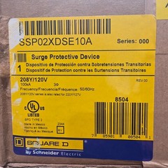 Square D Surge Protective device SSPO2XDSE10A