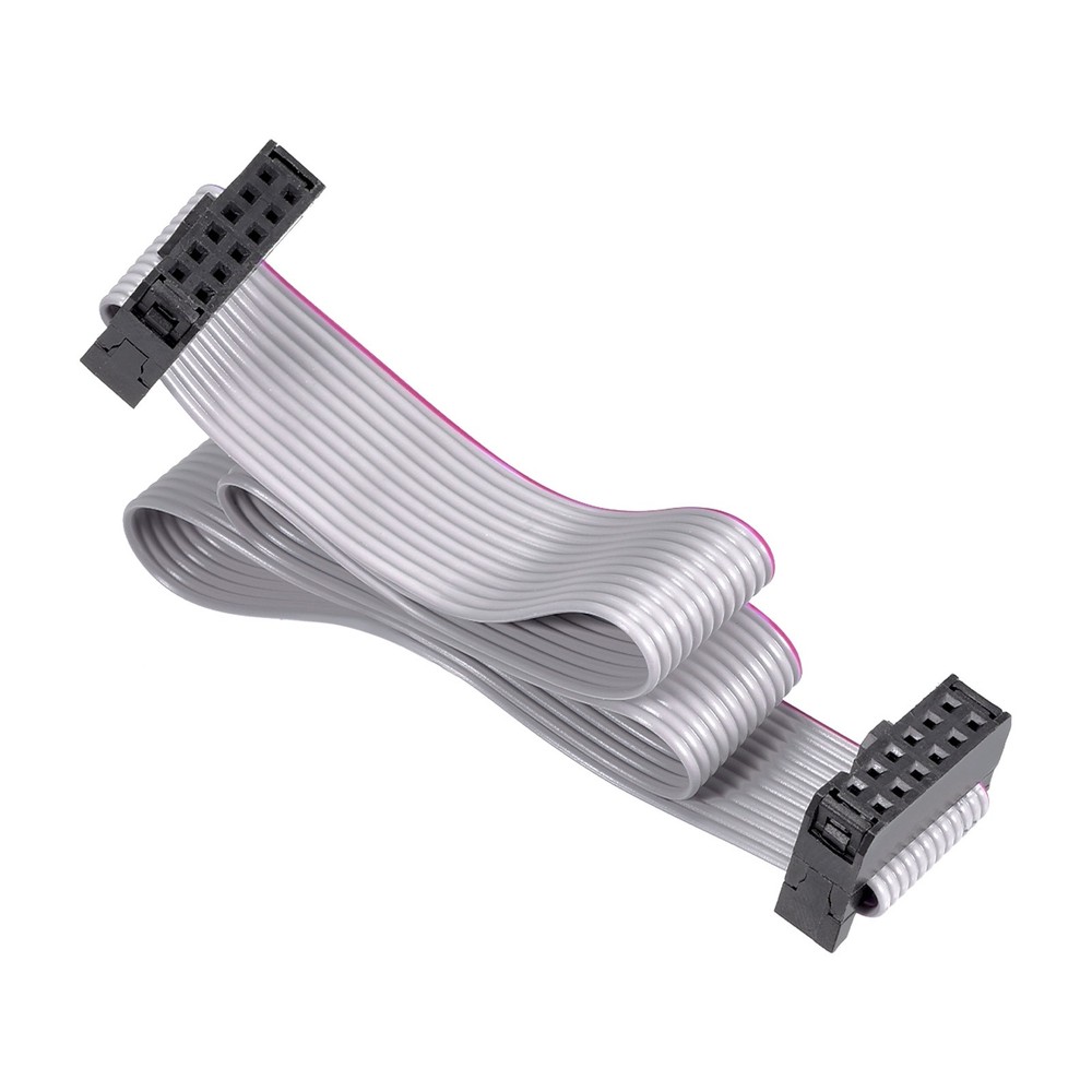 12Pins 30cm IDC Wire Flat Ribbon Cable FC to FC Jumper Wire for Computer LED DVD