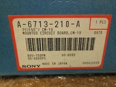 Sony A-6713-210-A Mounted Circuit Board CM-19 BVU-150PM V0-6800PS New