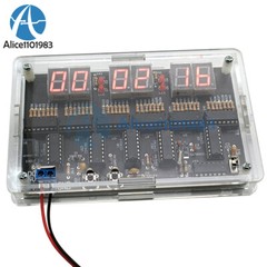 Digital Clock Circuit DIY Kit Electronic Clock Teaching soldering Practice Kit