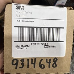 3M 7652-S-4 Cold Shrink QT-III Termination Kit. Nos Surplus. Used By Dates Vary