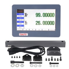 TOAUTO 2Axis /3 Axis Digital Readout 7” LCD Touch Screen 5UM Glass Linear Scale