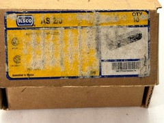 LOT OF 6 Ilsco AS-2/0 2/0 AWG Aluminum Compression Sleeves DIE NO. 10 Olive