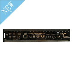 20cm Multifunctional PCB Ruler Measuring Tool for Resistor Capacitor Chip IC SMD