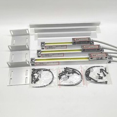 3 Axis Digital Readout+ 3 Scale Kit For Milling Lathe Machine Precision Linear