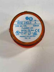 New! Allen Bradley 855E-24GL5 Amber Flashing LED 24V AC/DC Free Shipping!