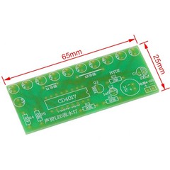 DIY Voice controlled LED Light Kit CD4017 Electronic Soldering Project Post
