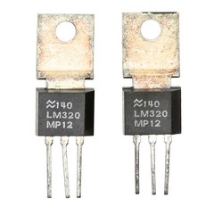 2pcs National LM320MP-12 0.5Amp -12VDC Negative Voltage Regulators – TO-202 Case