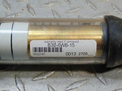 NEW LAKE MONITORS B3B-6WB-15 VARIABLE AREA FLOW METER
