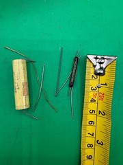 Lot of Vintage Electronic Components Resistors Capacitors Transistor RE