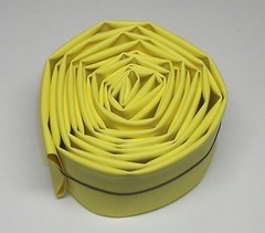 Heat Shrink Tubing 1 1/2″ Raychem 2:1 Ratio Yellow 16′.