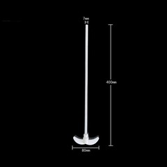 Smooth surface, no adhesion to viscous samples and easy to clean