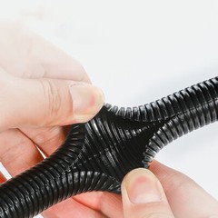 Cable Flexible Conduit / Sleeving / Sheathing Split & Unsplit Loom Harness Black