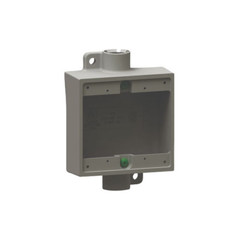 Killark 2FSC-2, 3/4″ Hub, Aluminum, 2-Gang, Feed-Through, Cast Device Box, 1pc